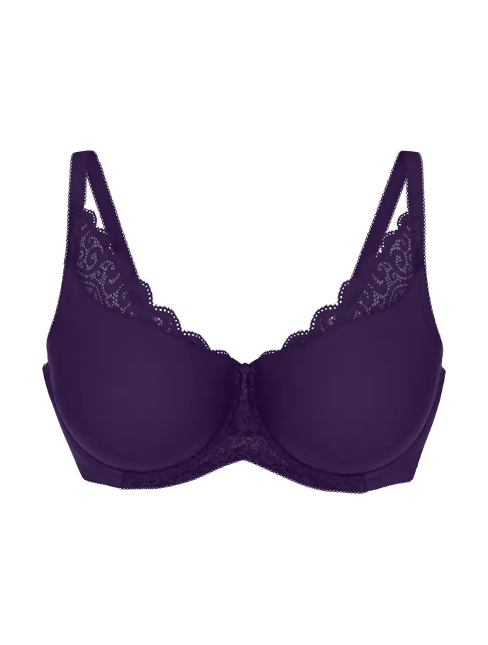 Triumph Beugel BH naadloos minimizer - Amourette W01 R - Royal Purple 00EH