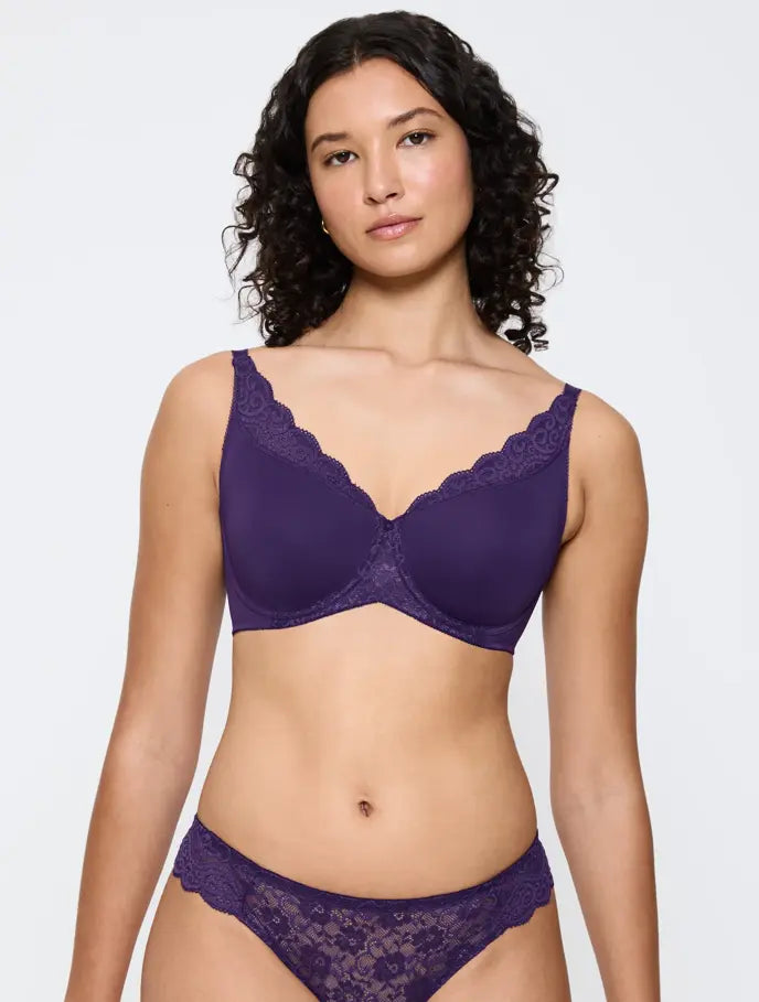 Triumph Beugel BH naadloos minimizer - Amourette W01 R - Royal Purple 00EH