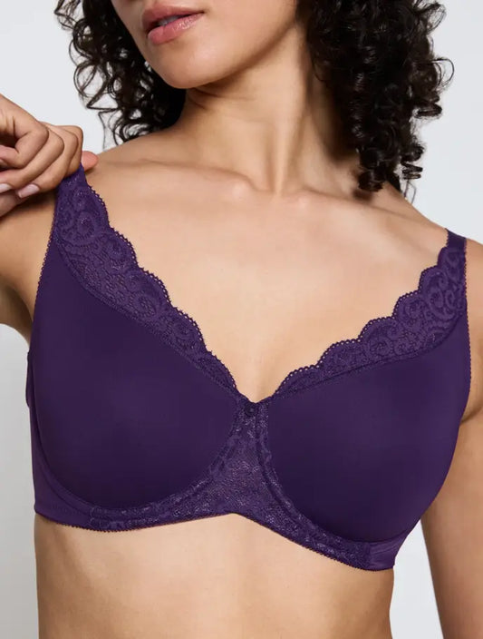 Triumph Beugel BH naadloos minimizer - Amourette W01 R - Royal Purple 00EH