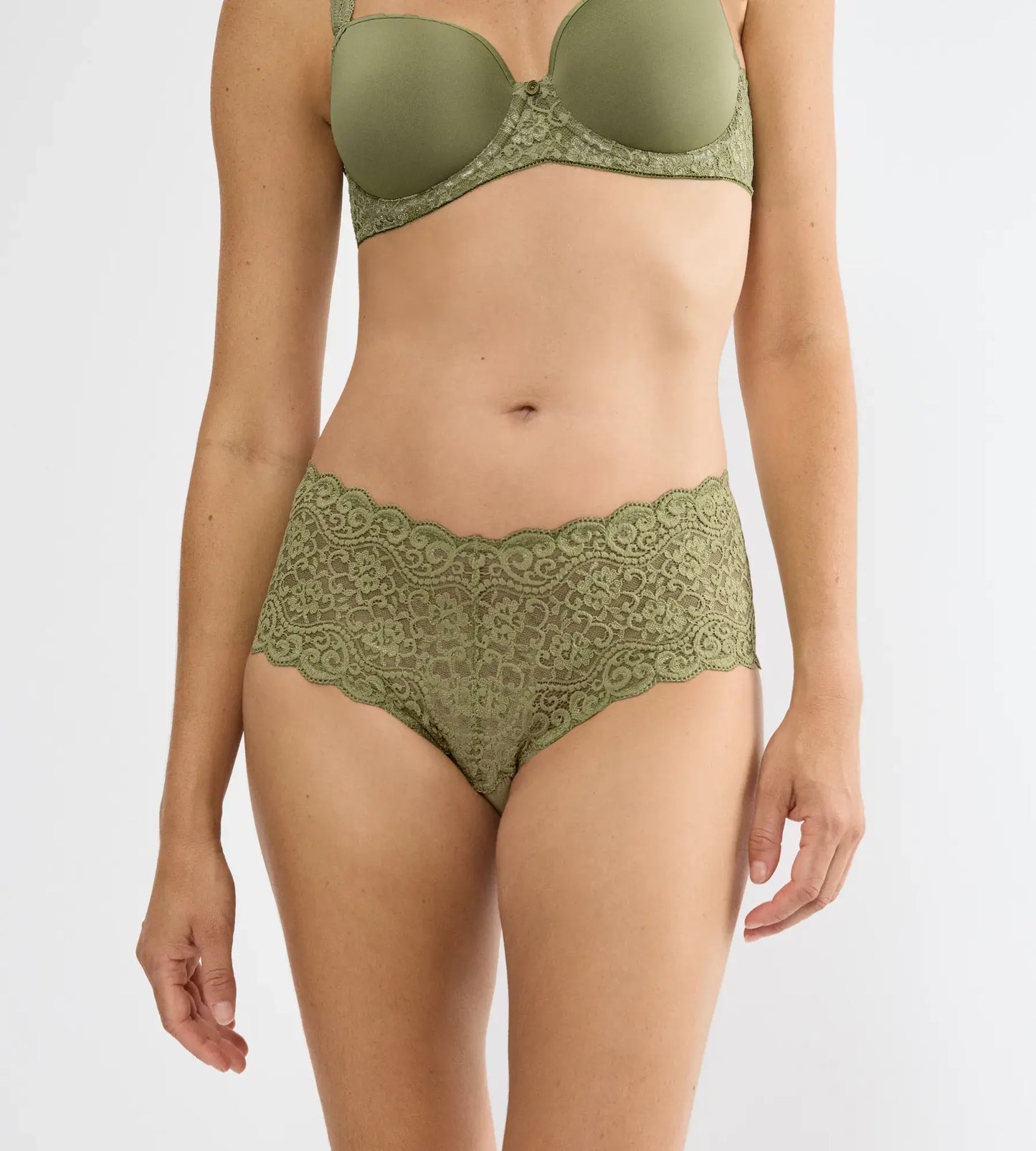 Triumph Tailleslip - Amourette maxi -  Olive gold 7855