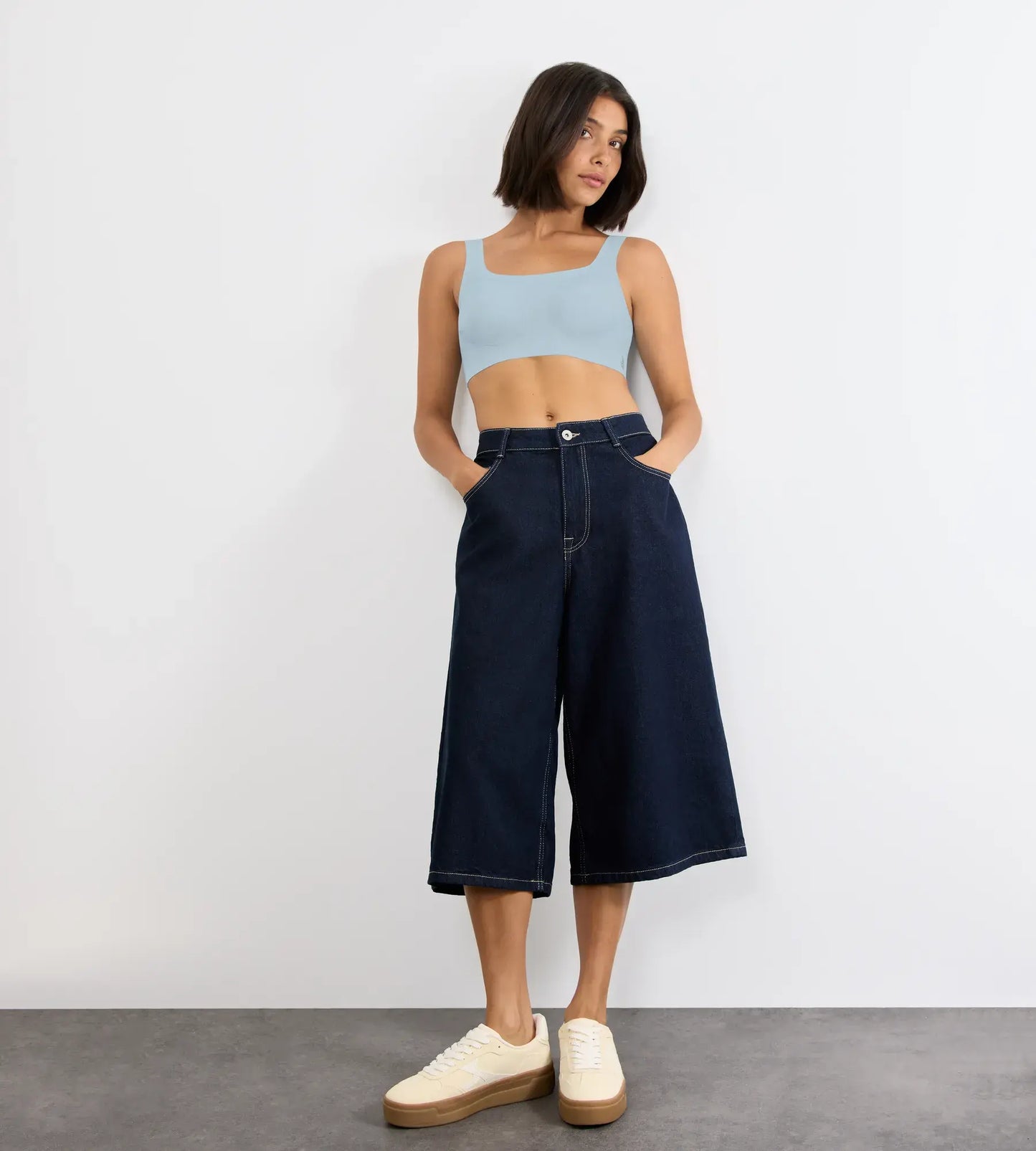Sloggi Top voorgevormd zonder beugel - ZERO Feel 2.0 Top - Light blue (00KY)