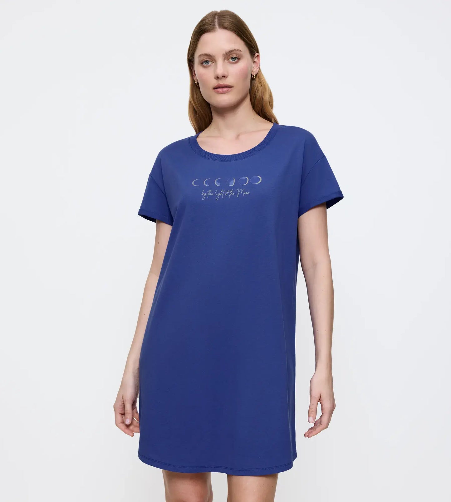 Triumph nachthemd korte mouw - Nightdresses NDK X - Blauw 1991