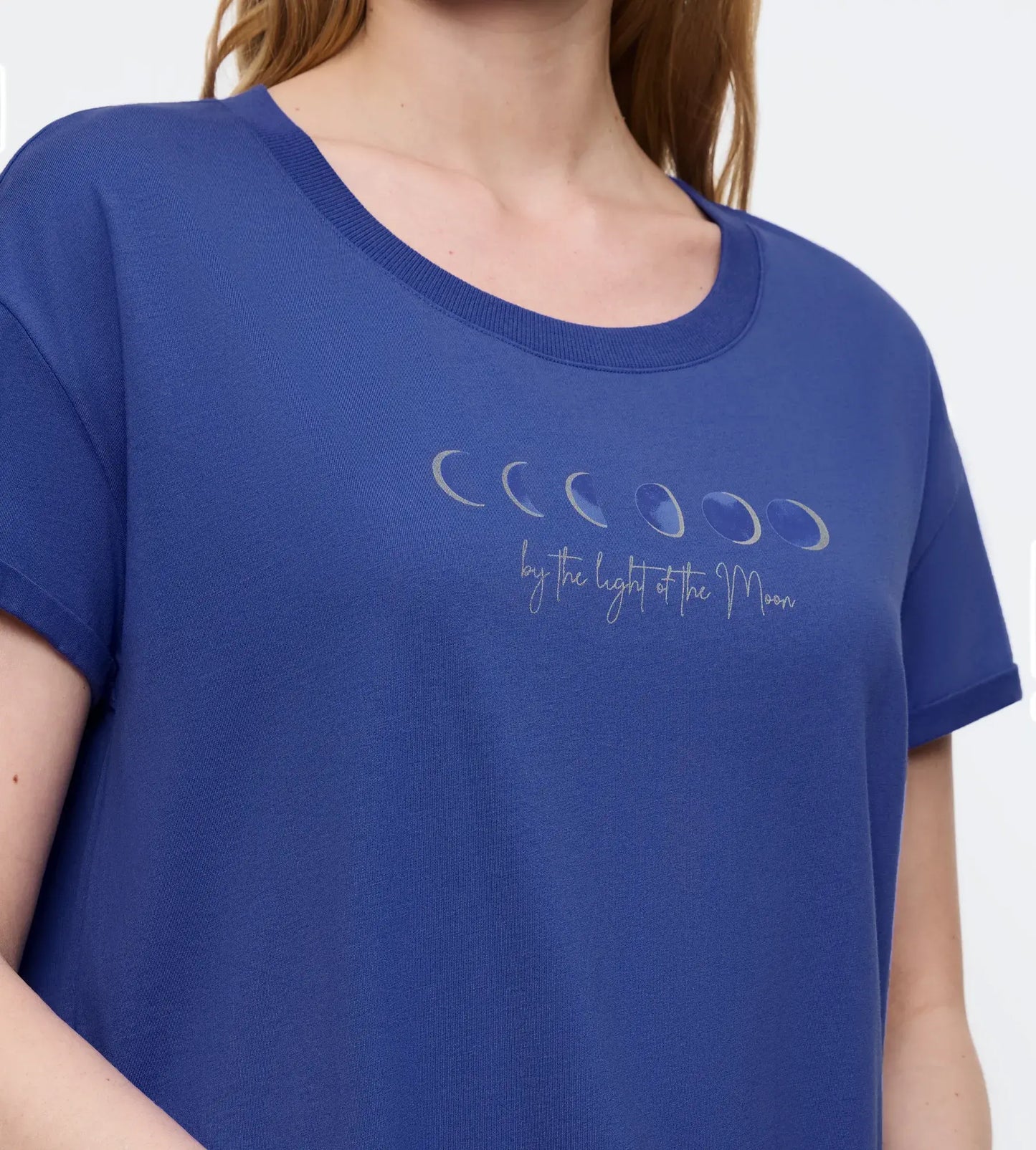 Triumph nachthemd korte mouw - Nightdresses NDK X - Blauw 1991