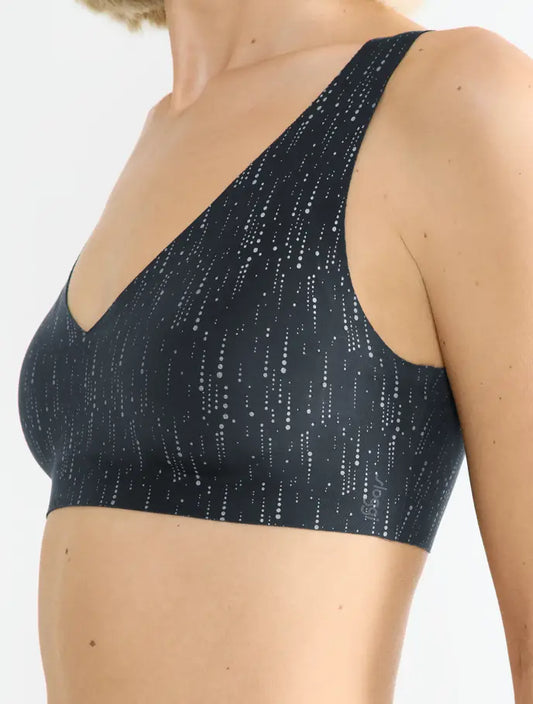 Sloggi Bralette -  ZERO Feel 2.0 Festive Bralette R* -  Black combination