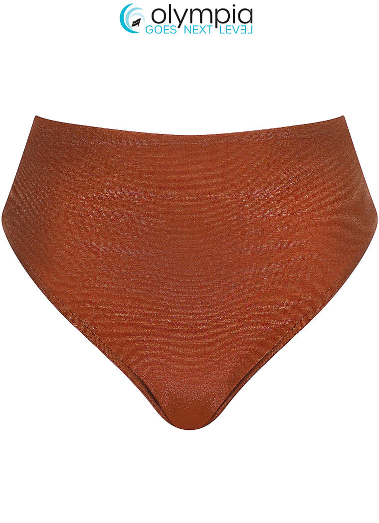Olympia voorgevormde halterbikini met hoge slip - 31644+31647 - Brons