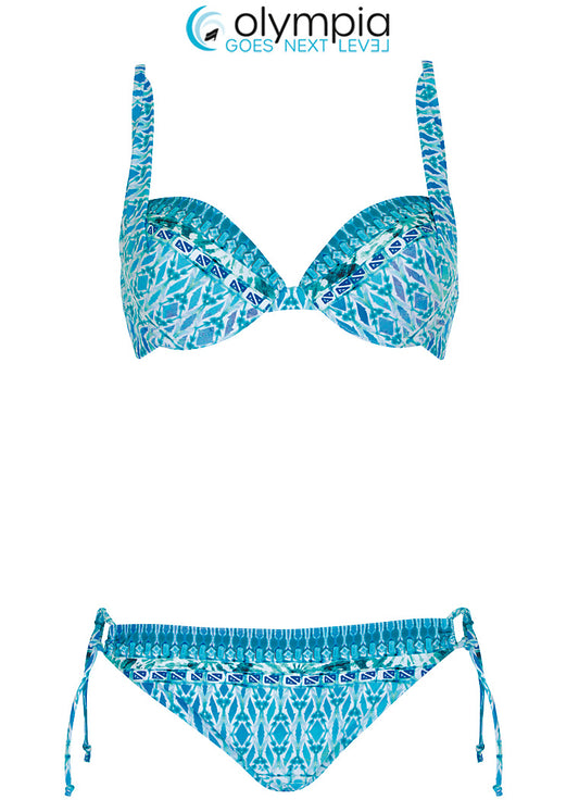 Olympia voorgevormde Bikini met beugel - 31737 - Turquoise