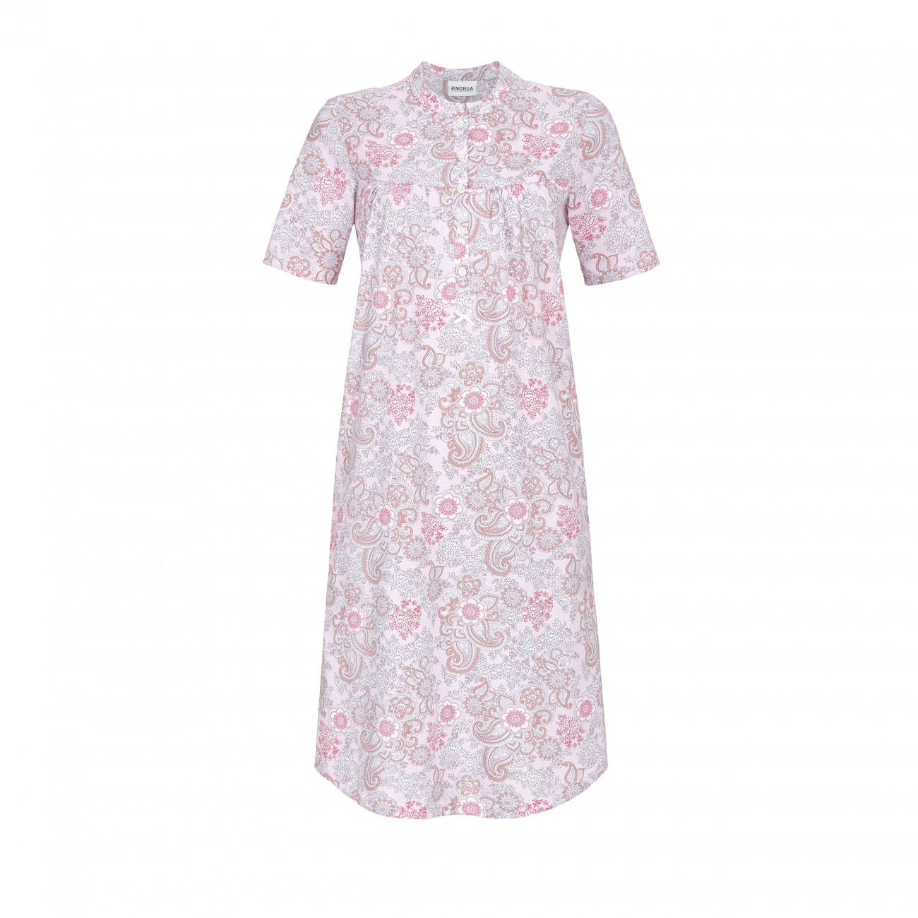 Ringella Nachthemd klassiek met knoopsluiting - 3211049 - roze