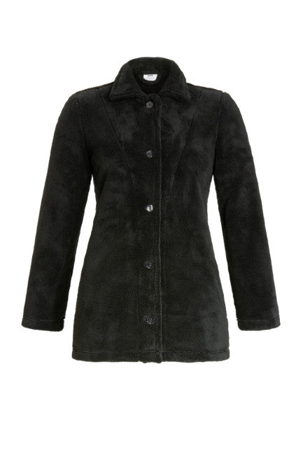 Ringella Solo per Me Doorknoop fleece jas - 3538614 - zwart