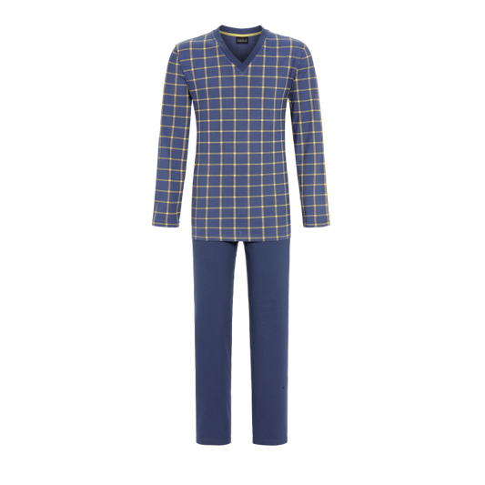 Ringella pyjama V hals ruit - 3541203 - Messing