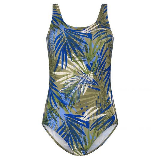 ten Cate Swim badpak soft cup Prothese - 60651-6200 - botanical leaves green