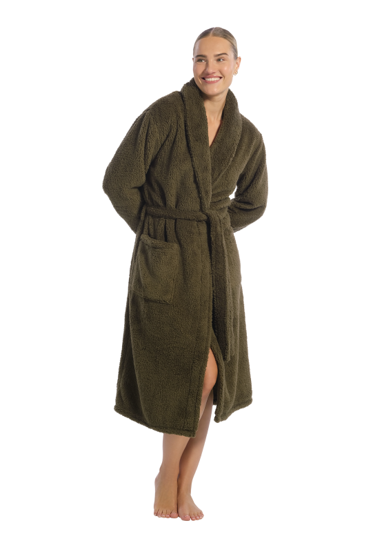 Ten Cate dames badjas ochtendjas fleece - 60524 - 2 kleuren