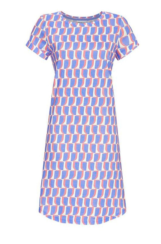 Ringella nachthemd met grafische print - 4211012 - Nautisch blauw