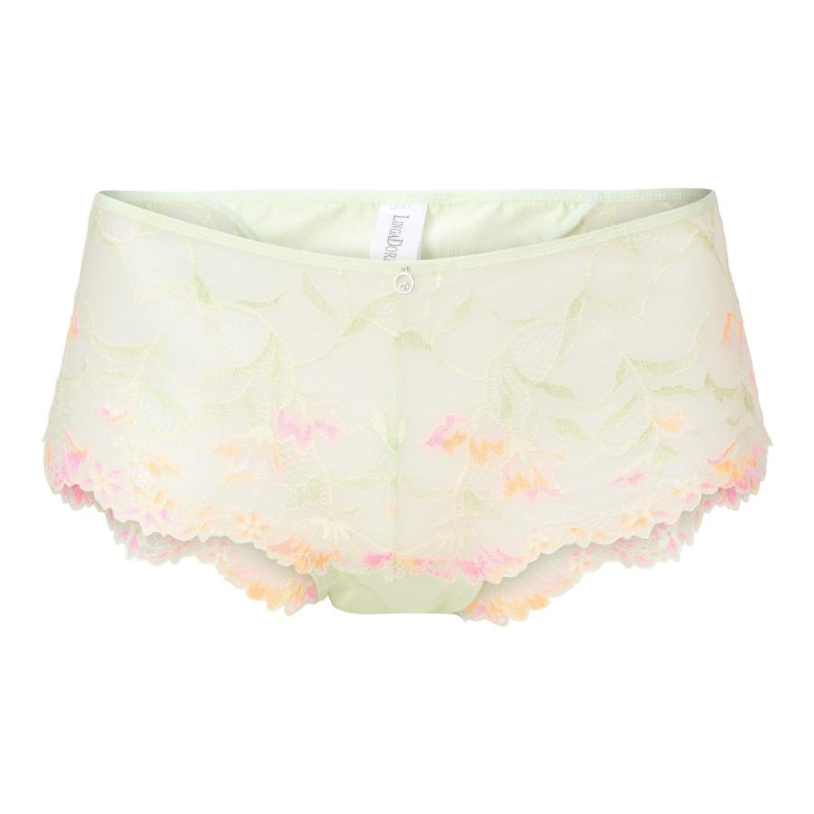 LingaDore Hipster met kant - 8305SH - Canary Green (357)