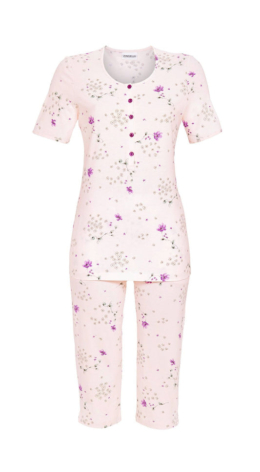 Ringella capri pyjama bloemetje - 5211275 - Roze