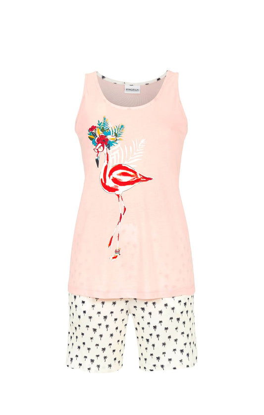 Ringella mouwloos shortama flamigo - 5211340 - Roze