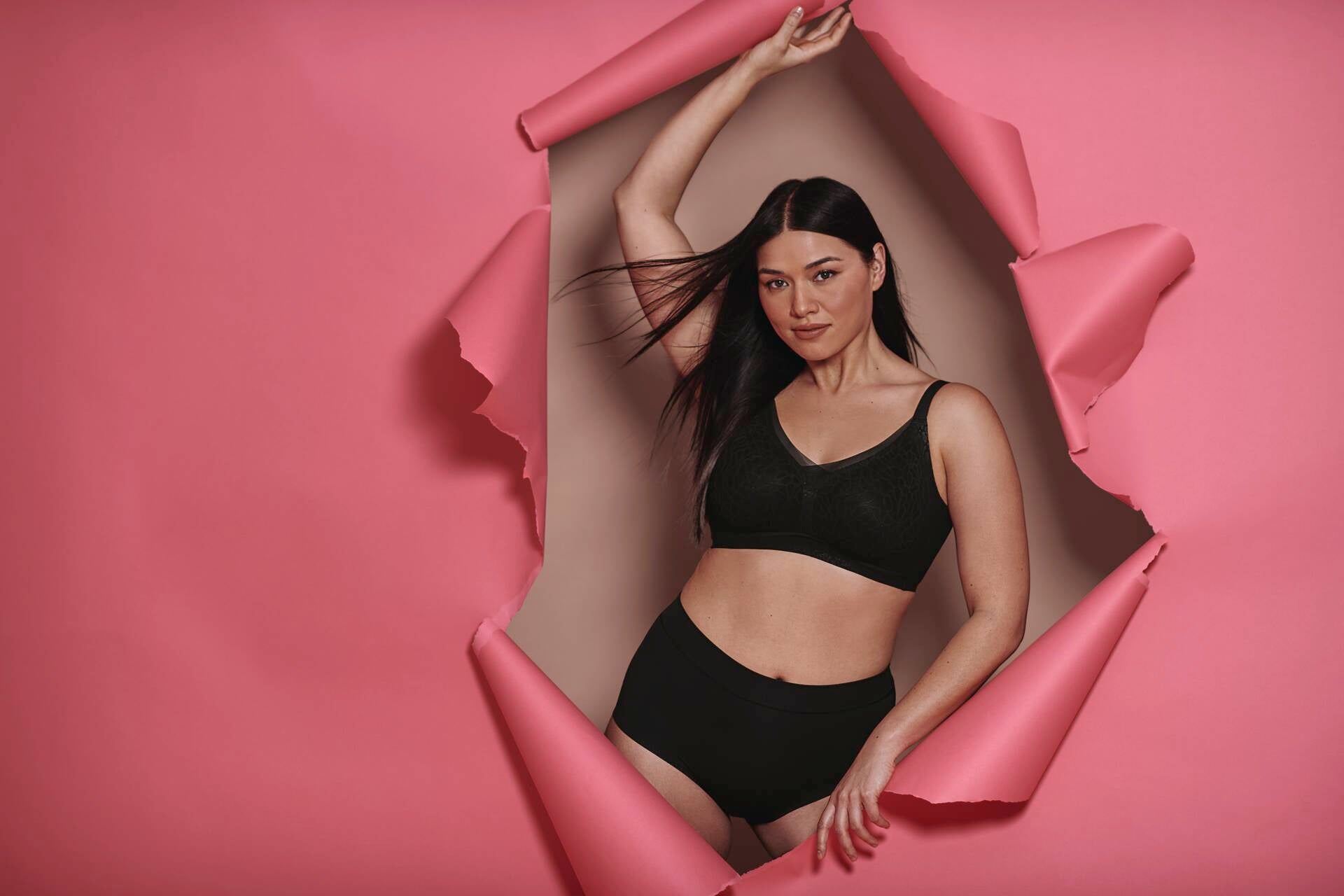Brazilian Georgia katoen - Zwart - Dames slips - Hunkemöller Brazilian Georgia katoen - Zwart - Dames slips - Hunkemöller