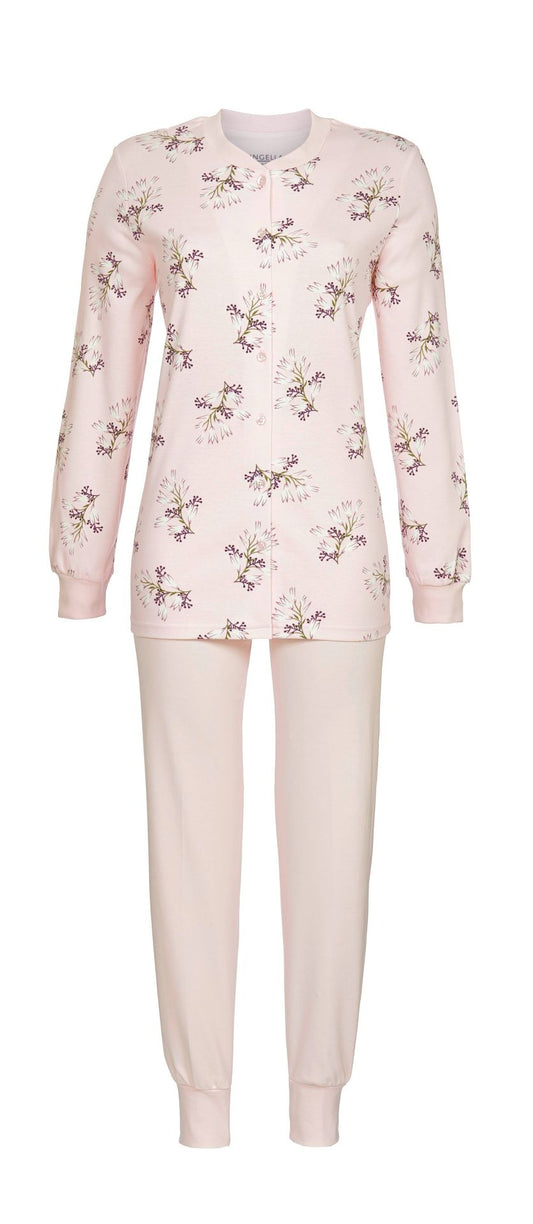 Ringella doorknoop pyjama met boorden - 5511237 - Roze