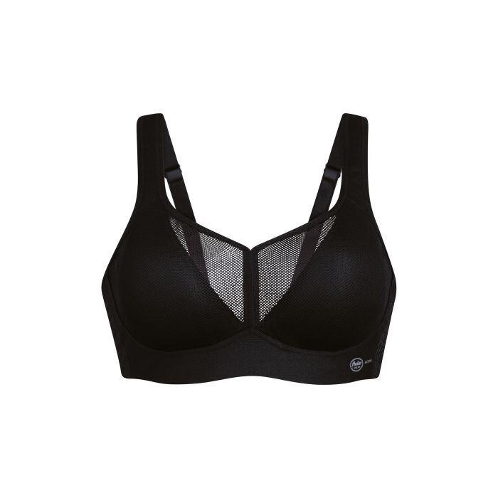 Anita Active voorgevormde sportbh met variabele crossback - AIR CONTROL X DELTAPAD 5543 - Zwart