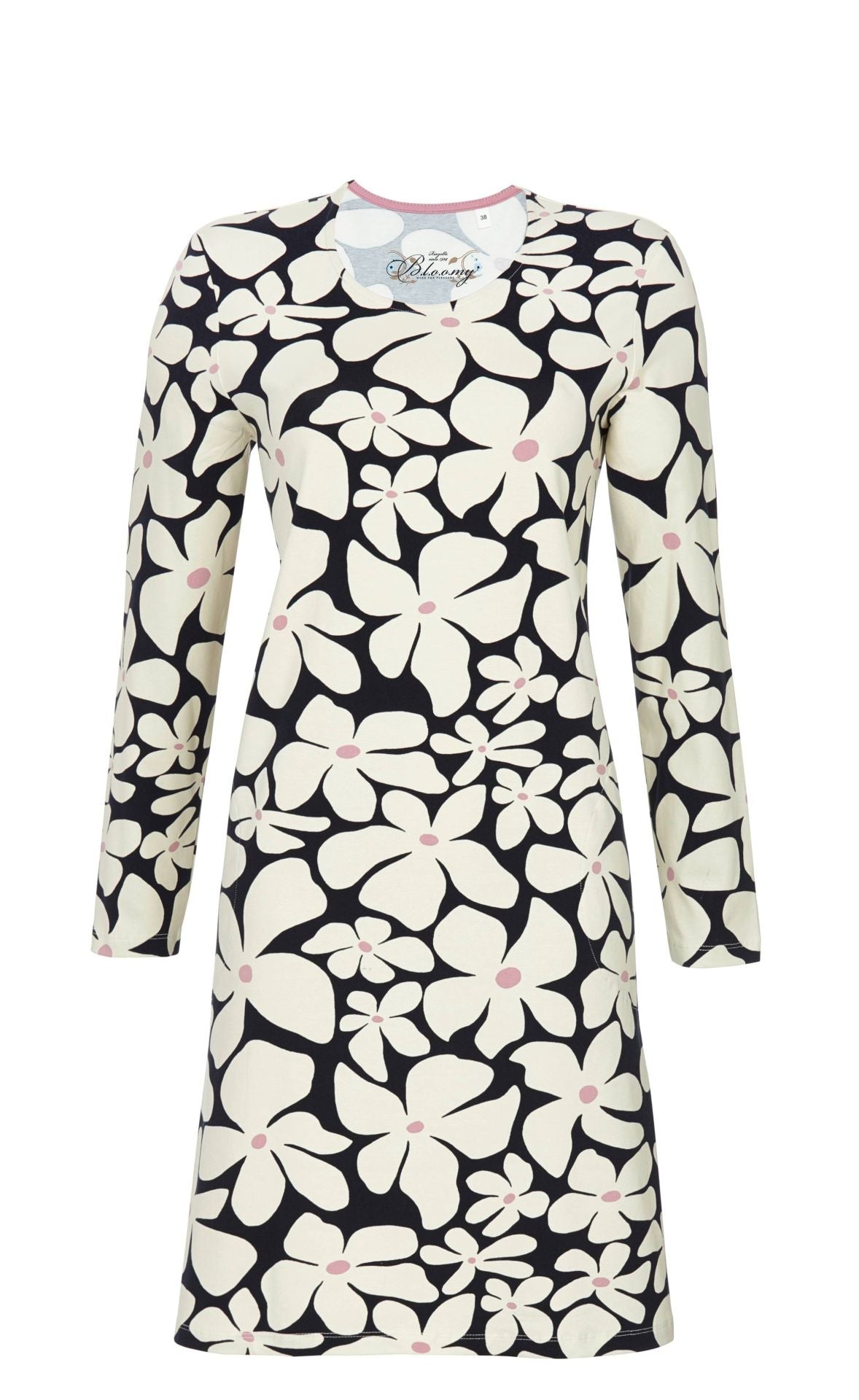 Ringella Bloomy nachthemd moderne bloemen print - 5551001 - Paars