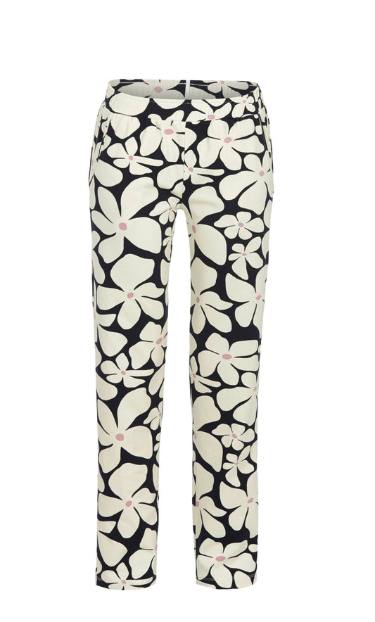 Ringella Bloomy broek moderne bloem mix and match - 5551508 - Paars