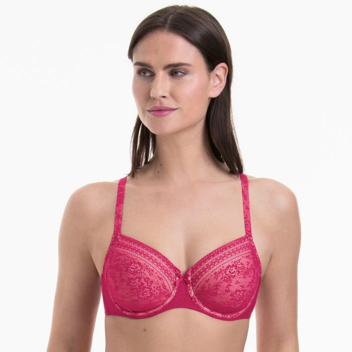 Rosa Faia beugel bh 3 delig - Fleur 5653 - Cherry red