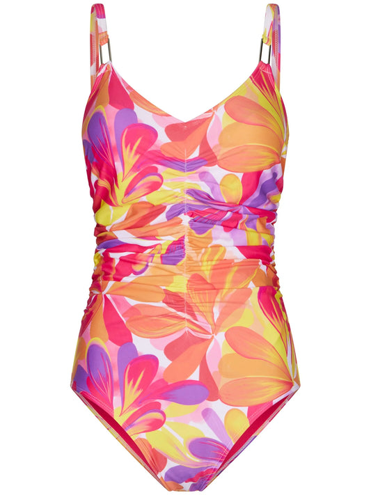 Pastunette beach badpak geplooid - Tropic Oasis 581261-370-1 - gekleurd