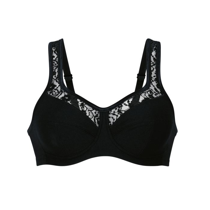 Anita comfort katoenen bh zonder beugel - LIA 5817 - Zwart
