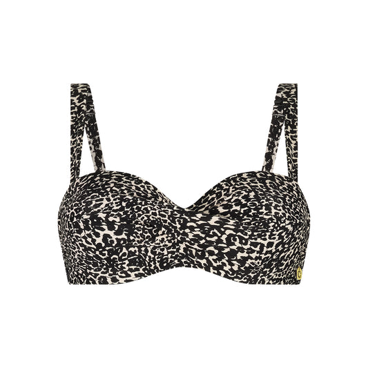 ten Cate Beach voorgevormde Twisted bikini set - 60658/60667 - Little Leopard (2195)