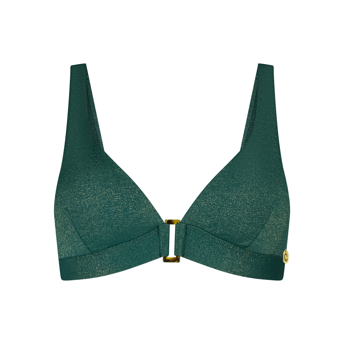 ten Cate Beach Triangle push-up bikini set - 60661/60668 - Bottle green (1582)