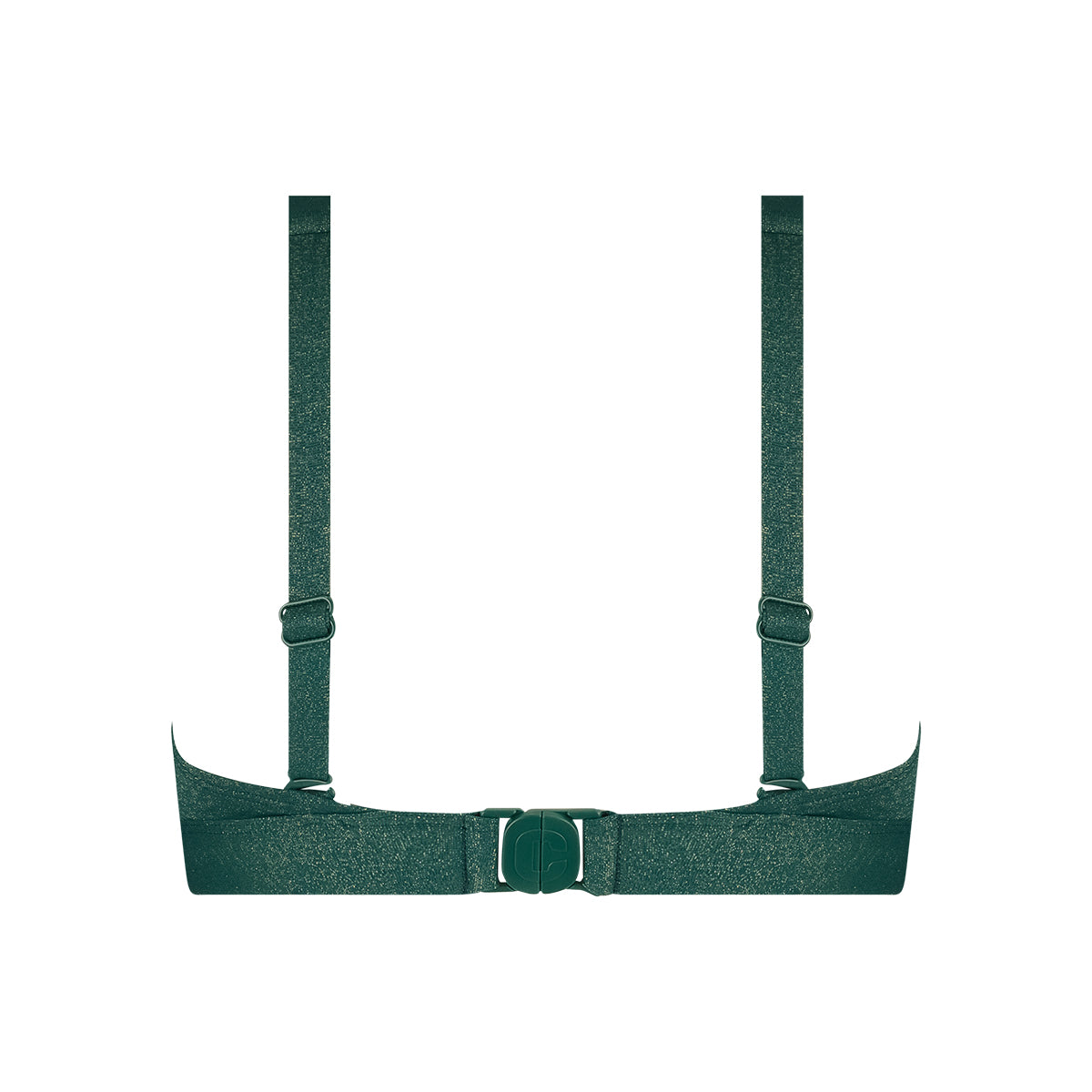 ten Cate Beach Triangle push-up bikini set - 60661/60668 - Bottle green (1582)