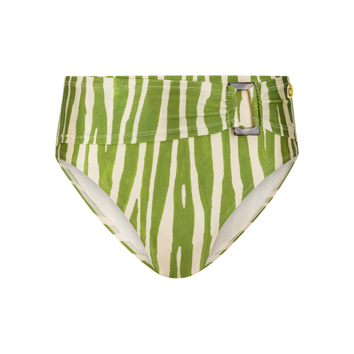 ten Cate Beach strapless voorgevormde bikini set - 60709/60668 - Zebra Green (5061)