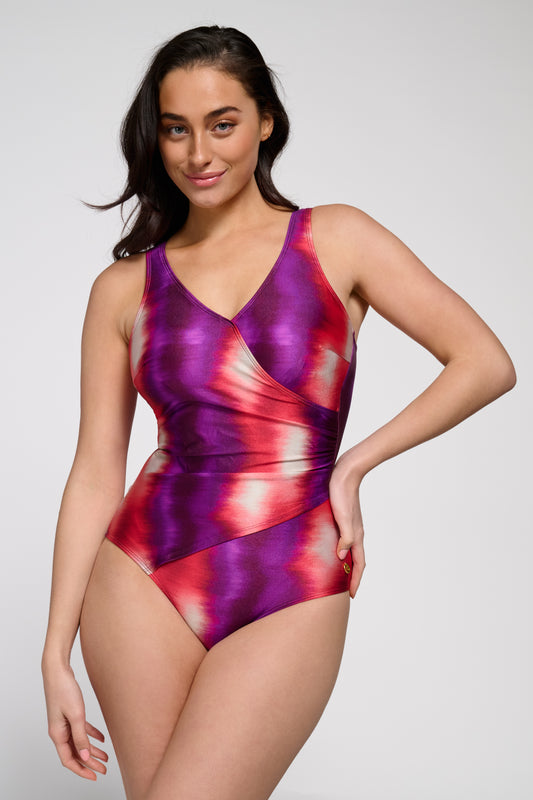ten Cate Beach badpak V-neck softcups - 60672 - Soft ombre (2201)
