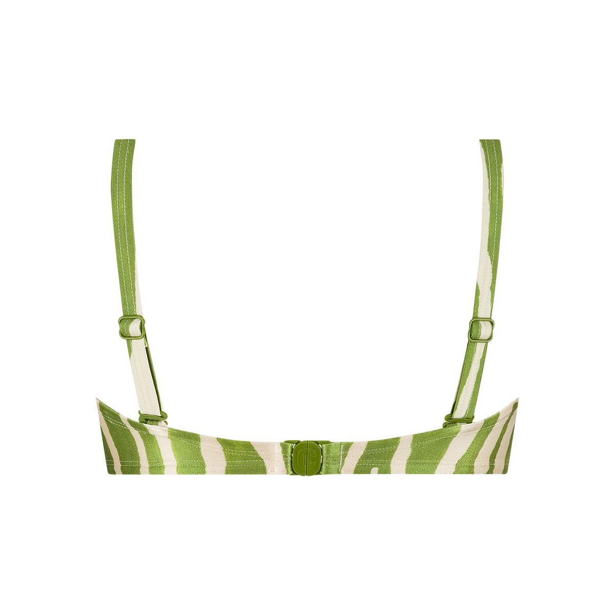 ten Cate Beach strapless voorgevormde bikini set - 60709/60668 - Zebra Green (5061)