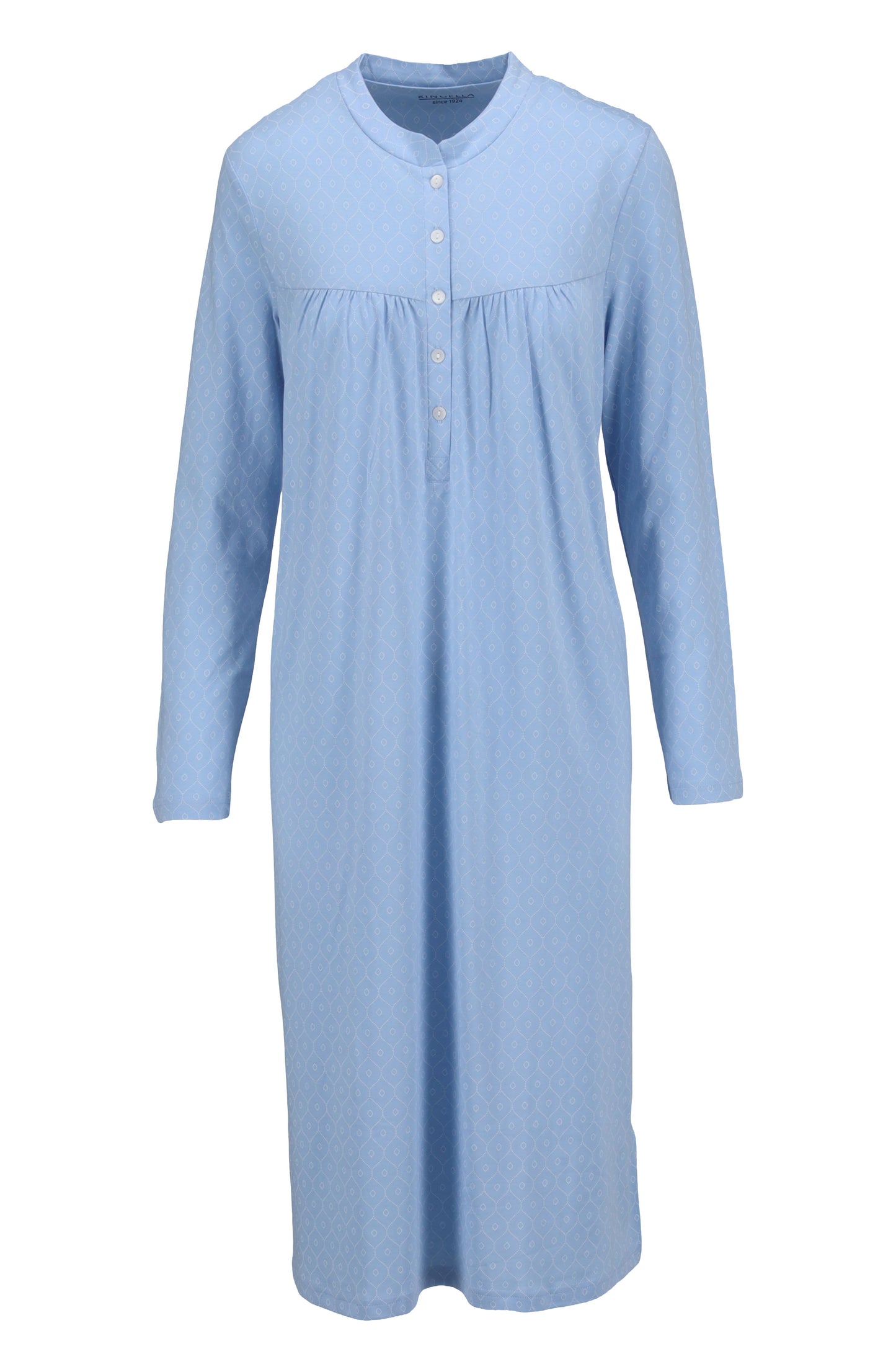 Ringella Klassiek Nachthemd met pas - 6511048 - Licht blauw