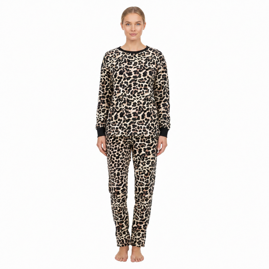 Ringella pyjama met boorden - 6511207 - Luipaardprint