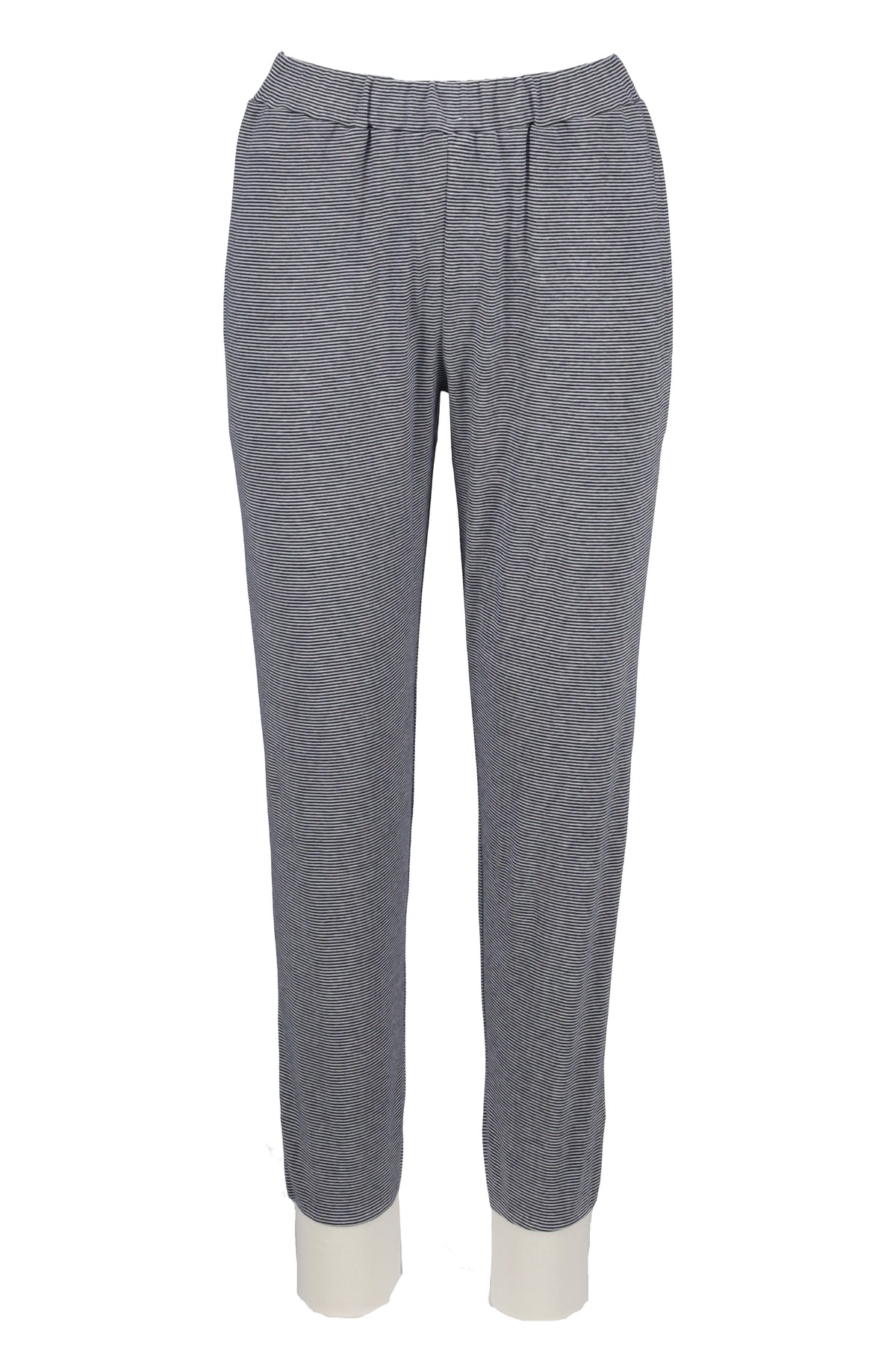 Ringella warme pyjama met knoopsluiting en boorden - 6511216 - Blauw