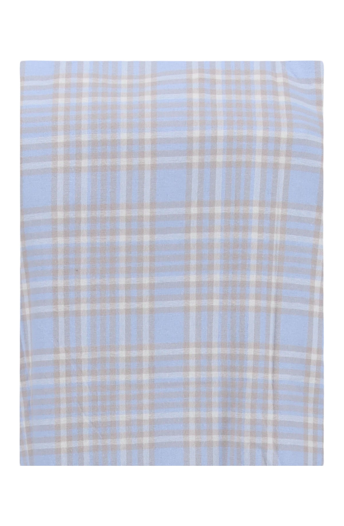 Ringella flannellen pyjama doorknoop - 6517239 - Licht blauw geruit