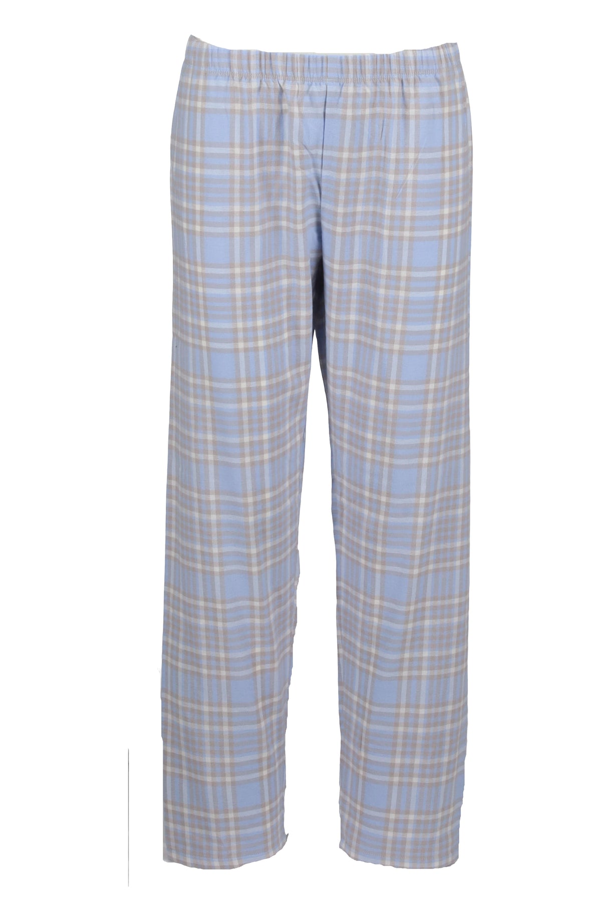 Ringella flannellen pyjama doorknoop - 6517239 - Licht blauw geruit