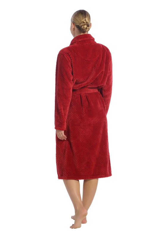 Ten Cate dames badjas ochtendjas fleece met motief - 60528 - 2 kleuren (kopie