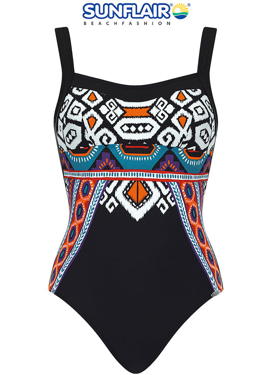 Sunflair Badpak uitneembare soft cup - retro 72033 - Zwart