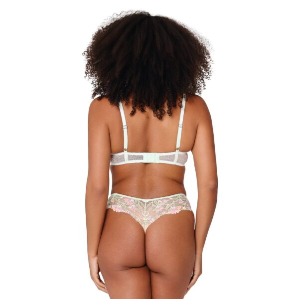 LingaDore String met kant - 8305T - Canary Green (357)
