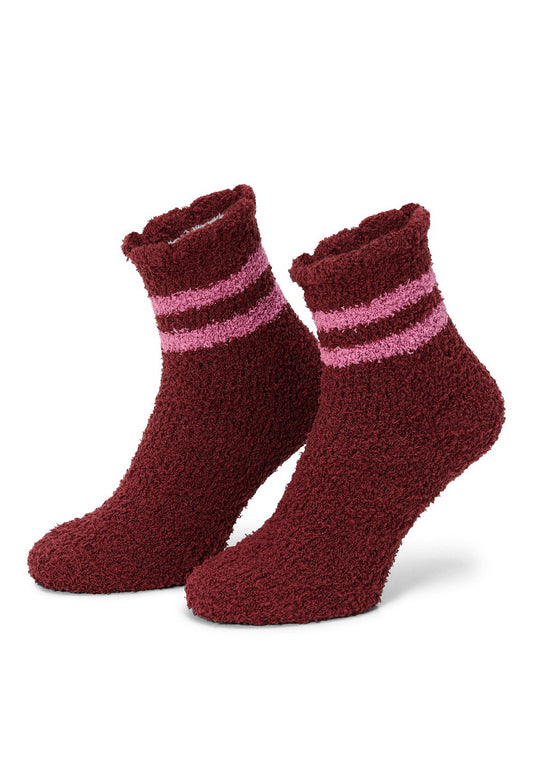 Lingadore Cosy fleece sokken per stuk- 8632 - Port (85)