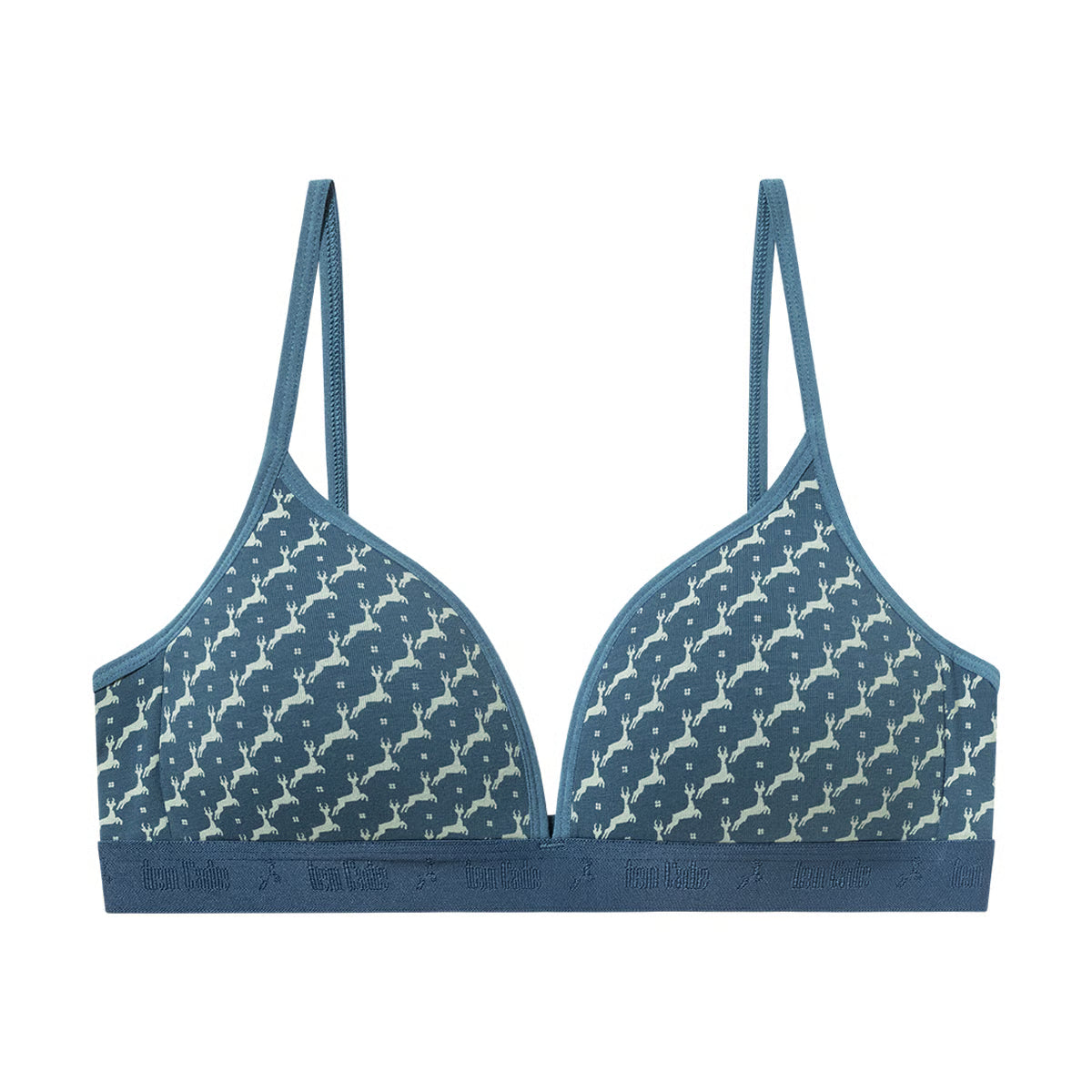 Ten Cate Meisjes voorgevormde BH top - 60868 - Happy deer sea