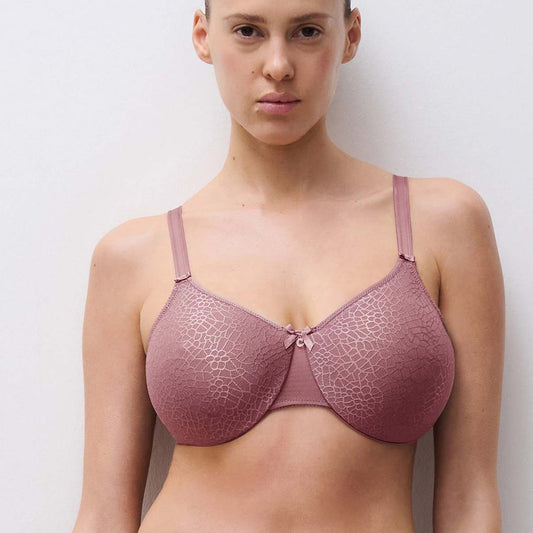 Chantelle naadloze beugel bh minimizer - C MAGNIFIQUE C18910 - OR4 Rose design Bois