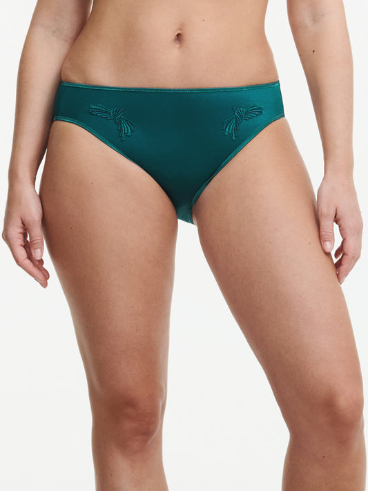 Chantelle slip - Hedona C20330 - 0BK-Oriental green