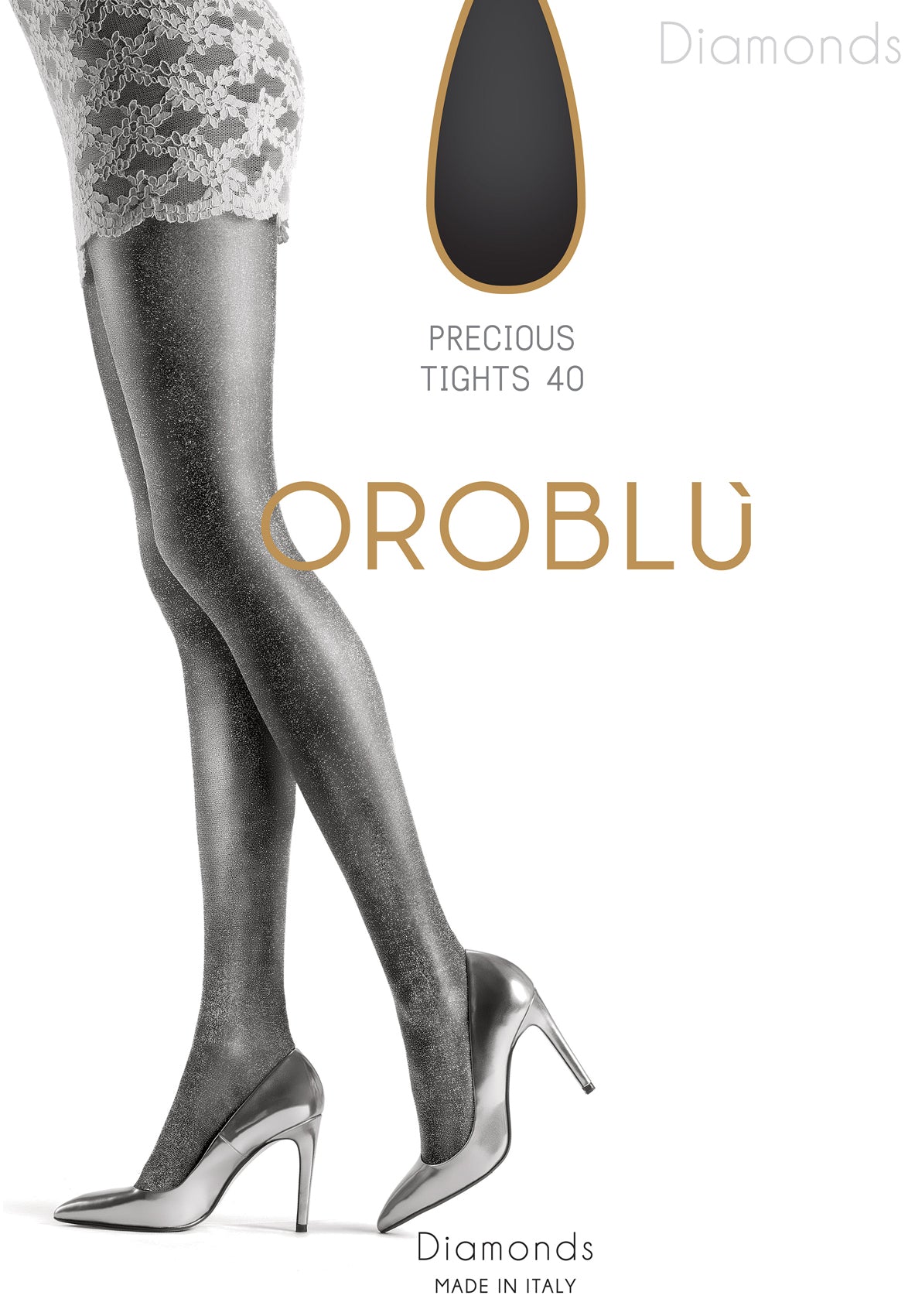 Oroblu panty 40 den - Diamonds 40 Panty VOBC63279 - 3 stylen