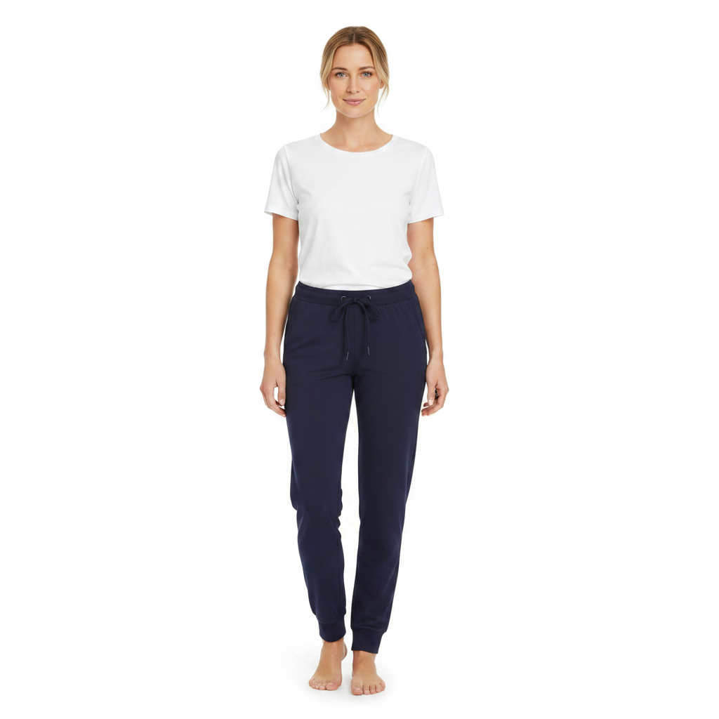 Ringella Loungebroek met manchetten - NOS RH11202 - Navy