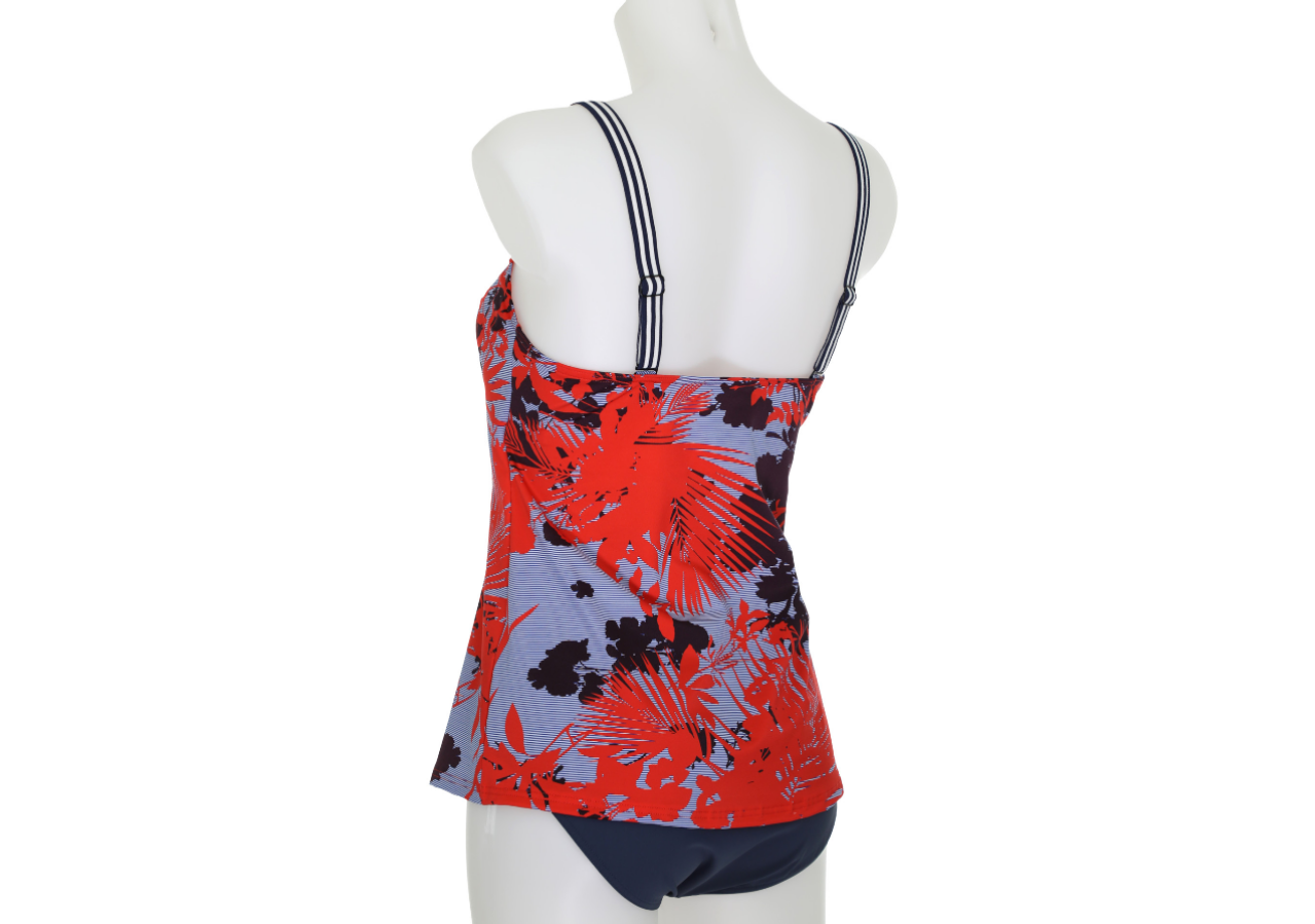 Sunflair Tankini met beugels - 28016 - Nachtblauw/rood