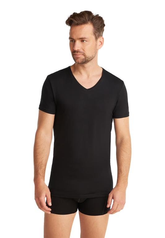 Ten Cate heren V-neck T-shirt - Basics bamboo viscose 60862 - 2 kleuren