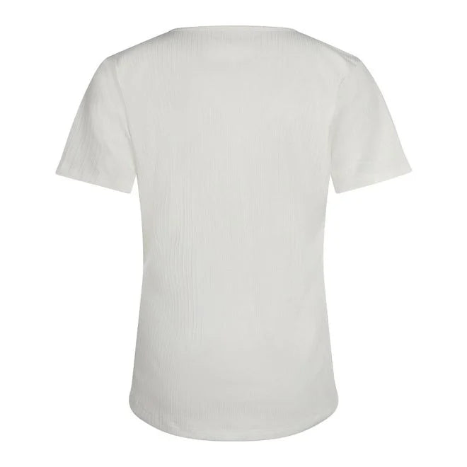 Charlie Choe Dames Pyjama T-shirt - T47107-38 - Off white